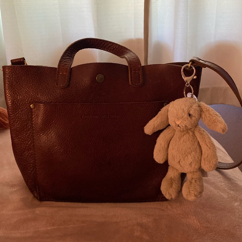 Portland Leather Rich Brown Tote